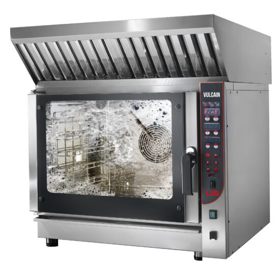 FOUR ELECTRIQUE MIXTE PROGRAMMABLE 5 NIV.GN1/1 OU 600X400 MM, AUTONETTOYANT, INJECTION D'EAU