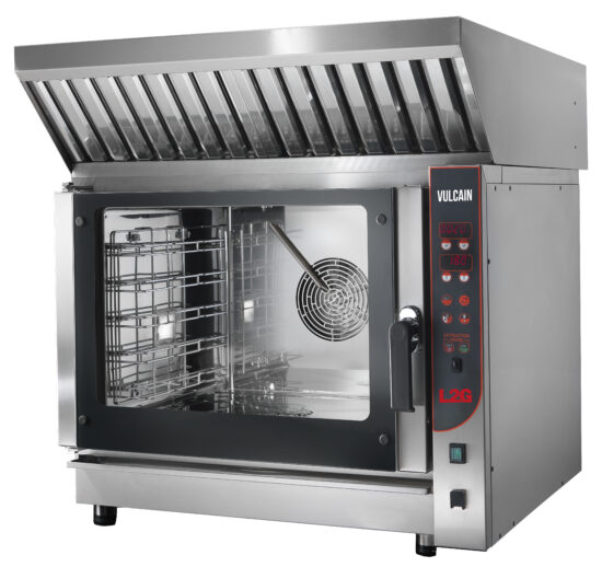 FOUR ELECTRIQUE MIXTE PROGRAMMABLE 5 NIV.GN1/1 OU 600X400 MM VENTILATION LATERALE, INJECTION D'EAU