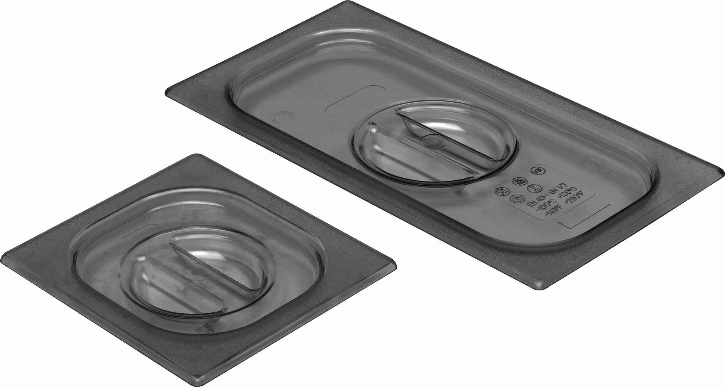 COUVERCLE COPOLYESTER POUR BAC GASTRO GN2/1 SANS BISPHENOL A