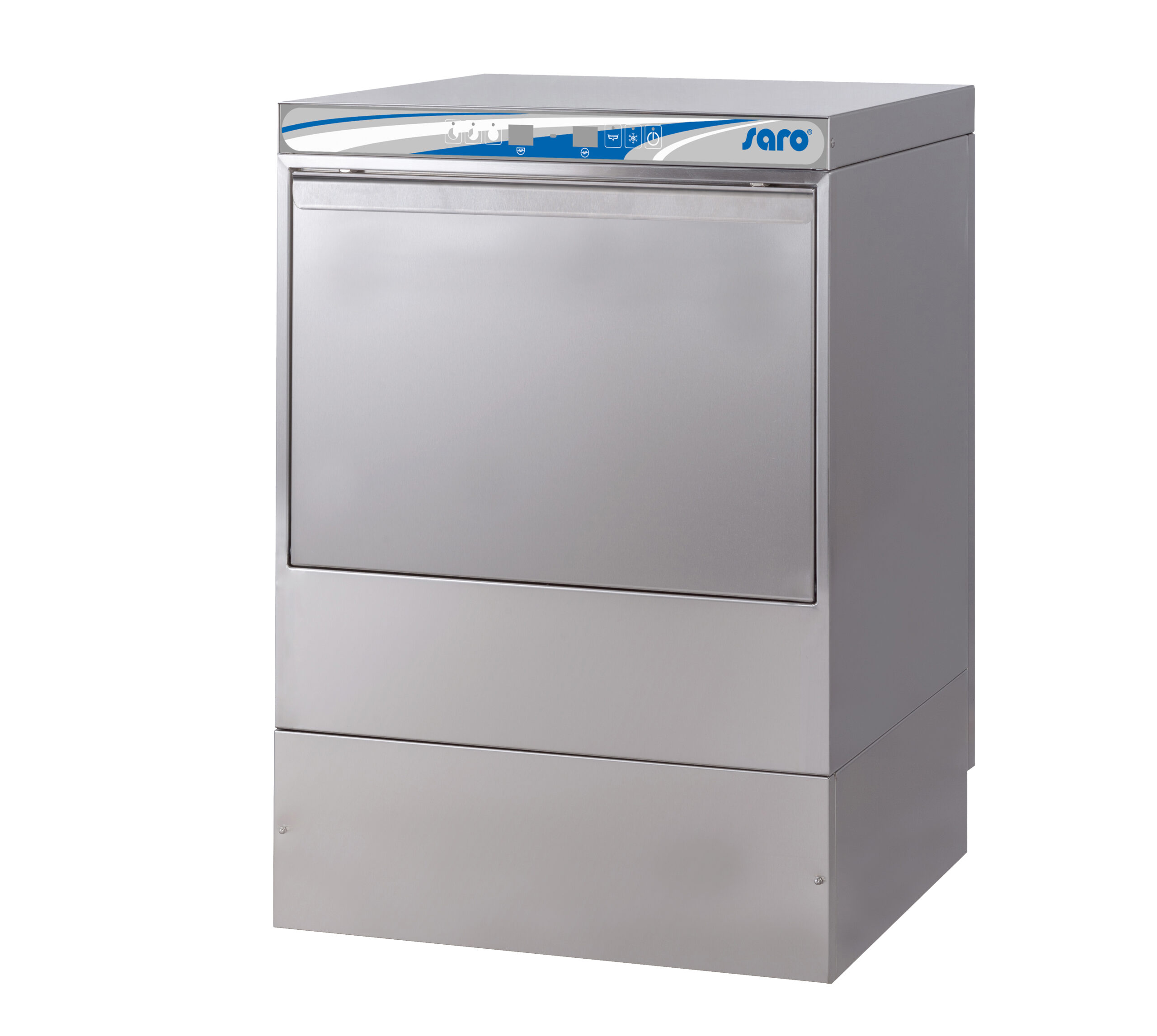 LAVE-VAISSELLE COMMANDES ELECTRONIQUES PANIER 500X500, AVEC POMPE DE VIDANGE, RINCAGE, DETERGENT