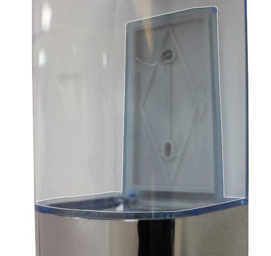 DISTRIBUTEUR DE SAVON OU GEL HYDROALCOOLIQUE MANUEL, 0.5L
