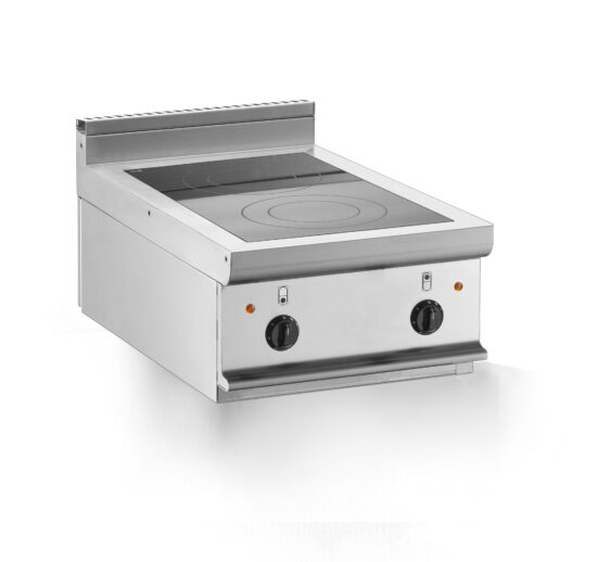 FOURNEAU ELECTRIQUE VITROCERAMIQUE A POSER 2 PLAQUES 2X2.5 KW