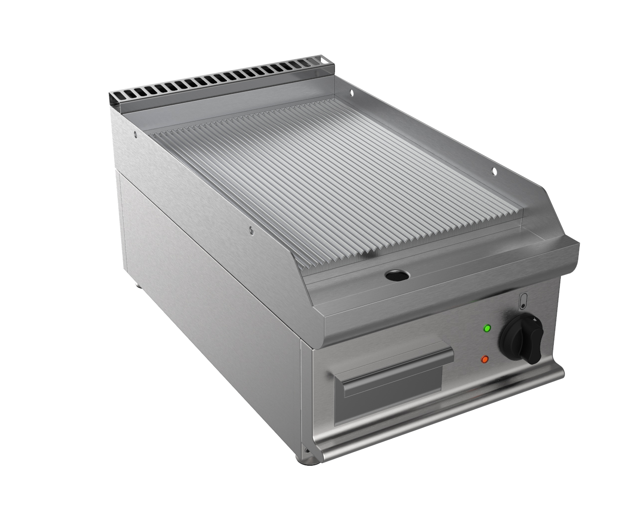 FRY-TOP ELECTRIQUE NERVUREE A POSER ZONE DE CUISSON 400X530 MM