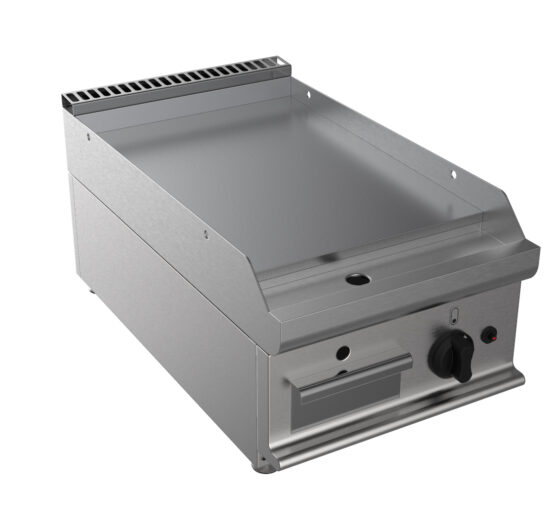 FRY-TOP GAZ LISSE A POSER ZONE DE CUISSON 400X530 MM