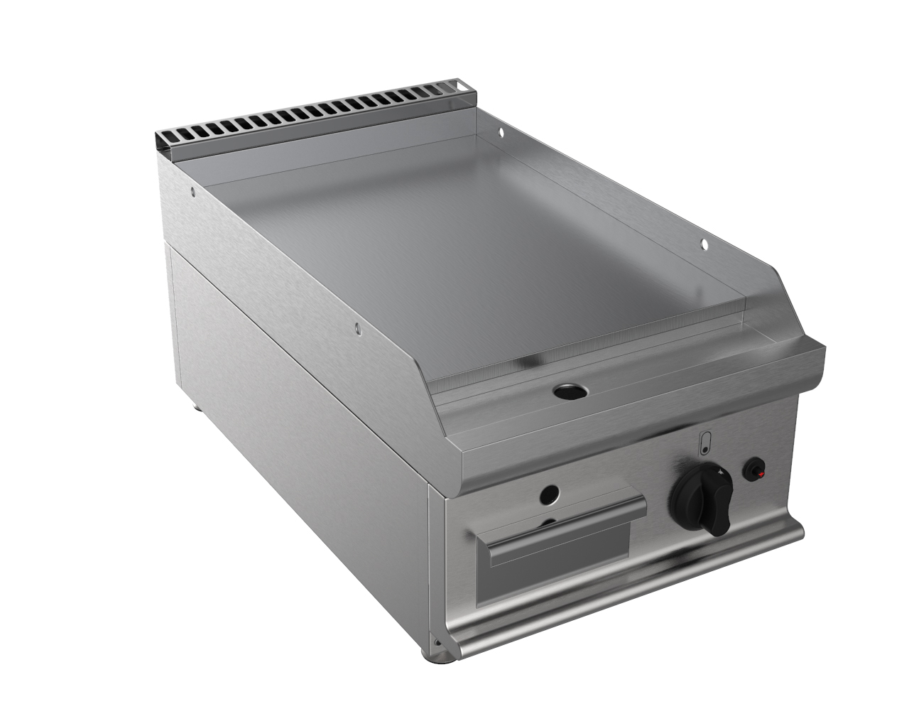 FRY-TOP GAZ LISSE A POSER ZONE DE CUISSON 400X530 MM