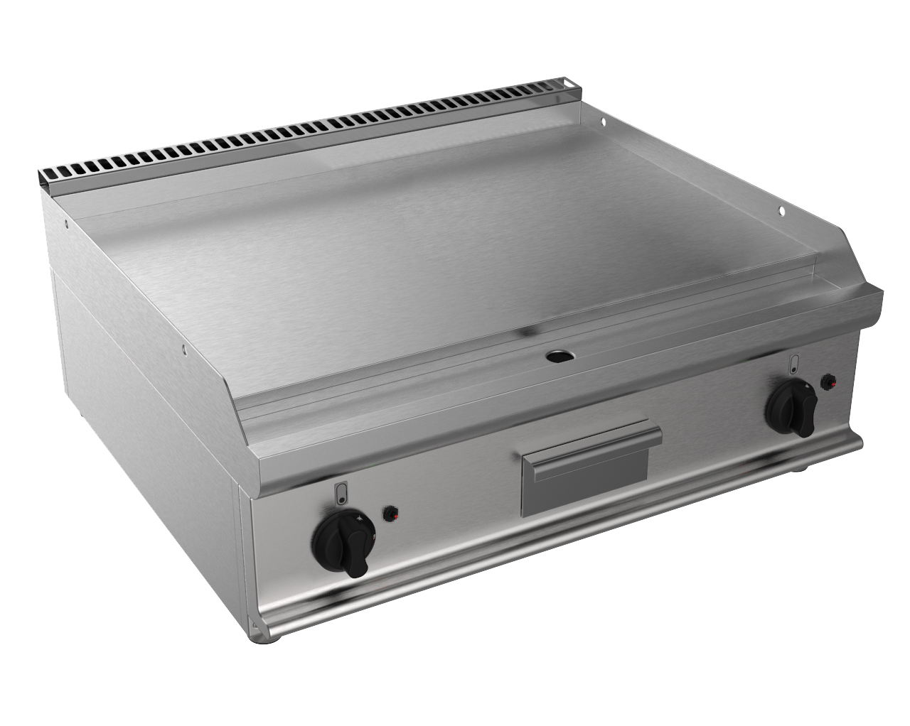 FRY-TOP GAZ LISSE A POSER ZONE DE CUISSON 800X530 MM