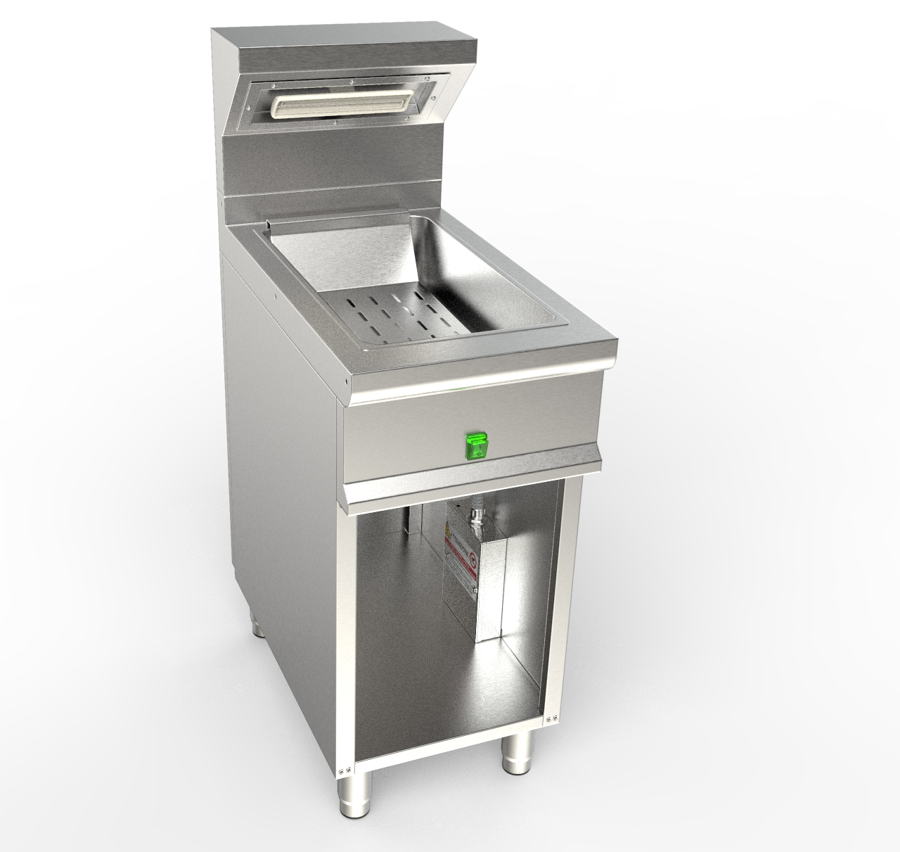 CHAUFFE FRITES ELECTRIQUE GN1-1 SUR MEUBLE OUVERT