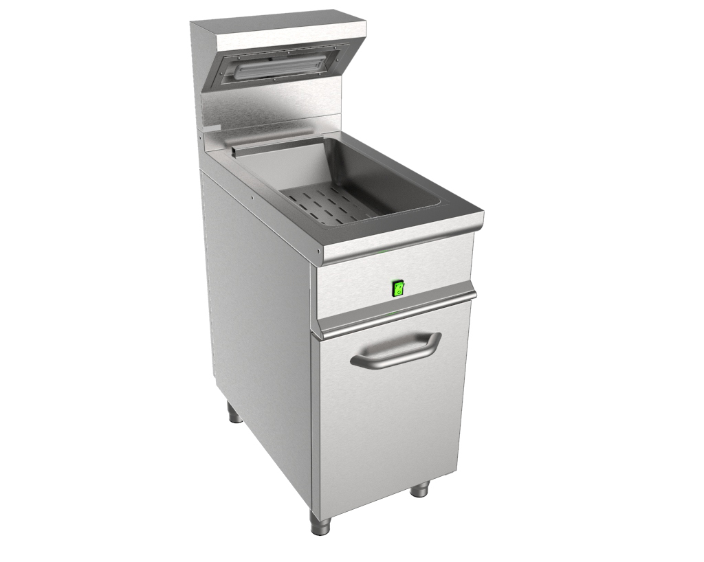 CHAUFFE FRITES ELECTRIQUE GN1-1 SUR MEUBLE FERME