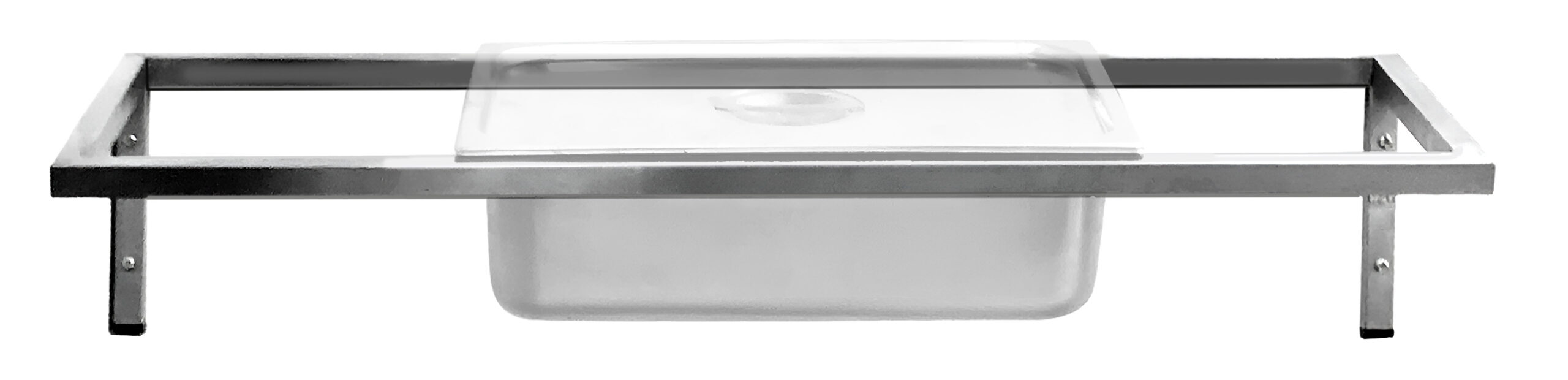 ETAGERE TUBULAIRE INCLINEE SUPPORT BACS GN 1/3 X6 EN TUBES DE 20X20MM