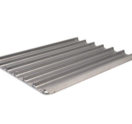 FILET DE CUISSON ALU SILICONE GRIS 6 ALVEOLES L-800 MM