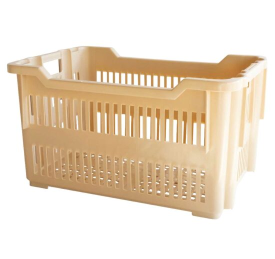CAISSE A VIENNOISERIE EN PEHD JAUNE GRANGE CAPACITE DE 43L,UTILISATION -40°C A +90°C
