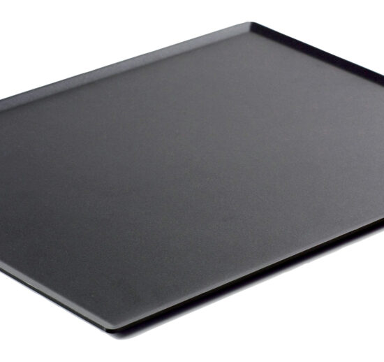 PLAT DE PRESENTATION PATISSERIE NOIR SMOKE PLEXI