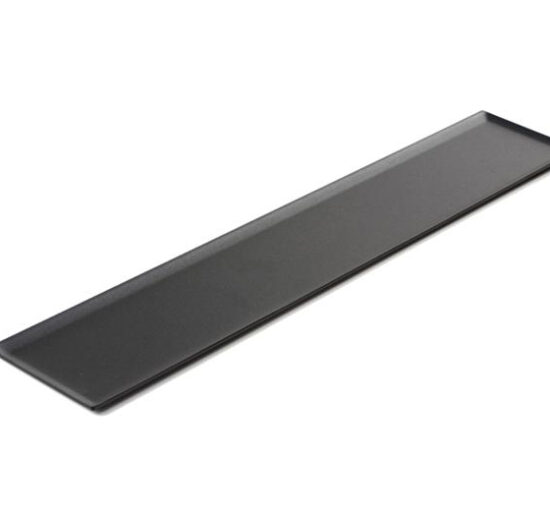 PLAT DE PRESENTATION PATISSERIE NOIR SMOKE PLEXI