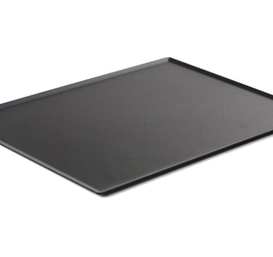 PLAT DE PRESENTATION PATISSERIE NOIR SMOKE PLEXI
