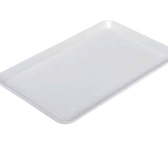 PLATEAU ABS 360X240 MM BLANC