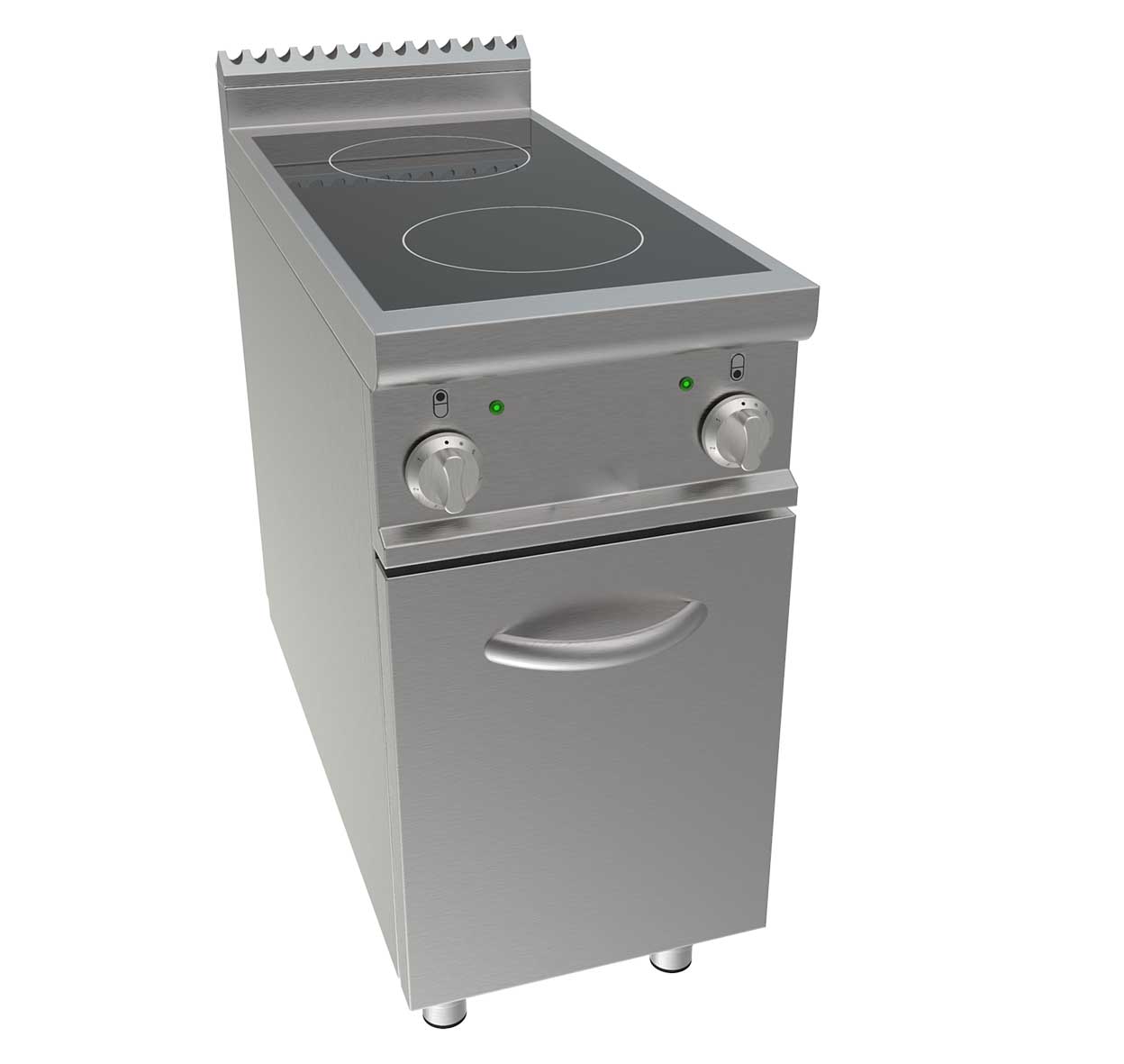 FOURNEAU ELECTRIQUE A INDUCTION SUR MEUBLE PLACARD FERME, 2 PLAQUES 2X5 KW