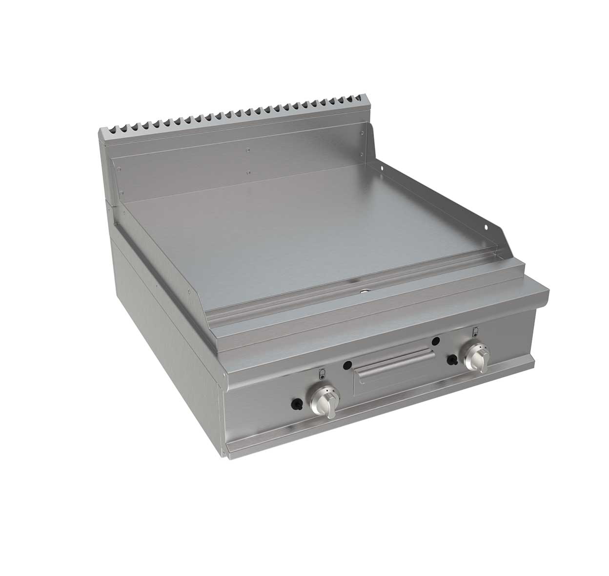 FRY-TOP GAZ LISSE A POSER ZONE DE CUISSON 800X730 MM