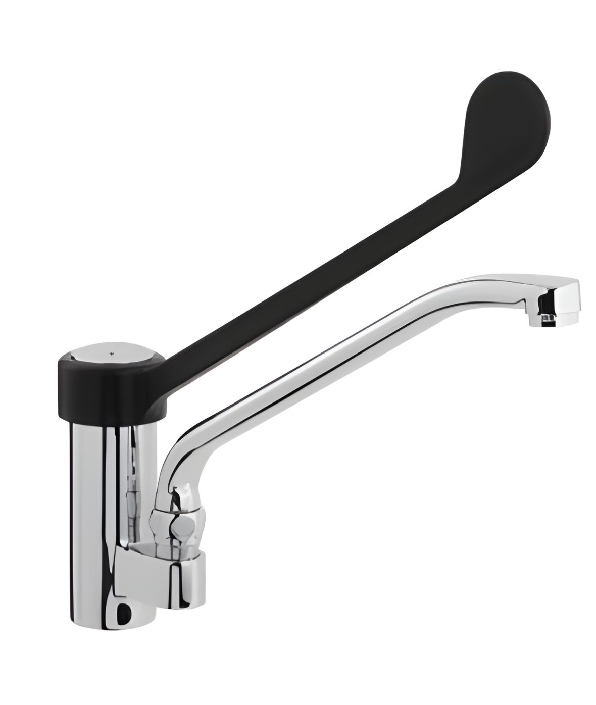MITIGEUR MONOTROU COL DE CYGNE L-200 MM ORIENTABLE, LEVIER CLINIQUE L-310 MM
