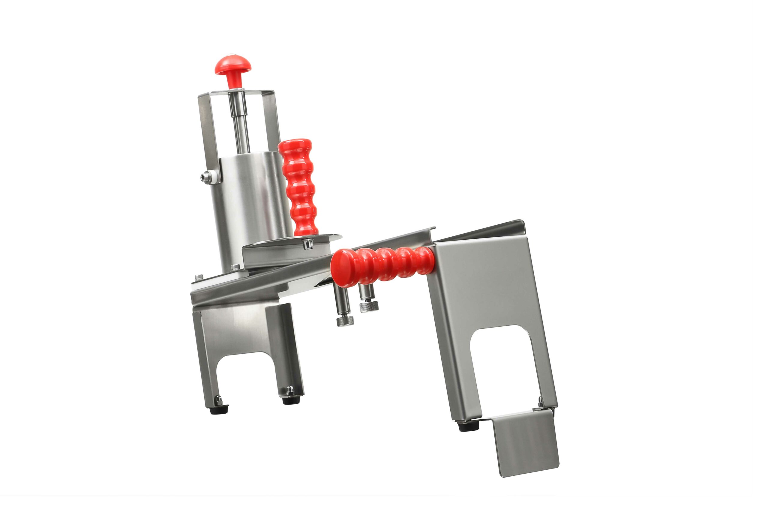 MANDOLINE PROFESSIONNELLE INOX AVEC POUSSOIR ET LAME INTEGREE