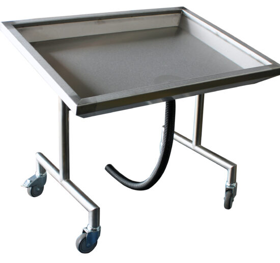 MODULE BASCULANT, PLATEAU 1100X800 MM AVEC BRAS ARTICULE ET GOUPILLE DE SECURITE AVEC CHAINETTE,