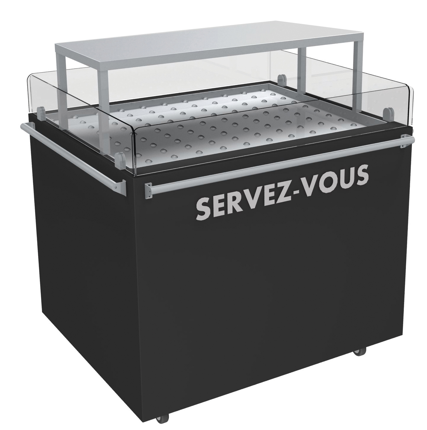ILOT POULETS SOUS COQUE CHAUFFANT EN LIBRE-SERVICE 1 NIVEAU NEUTRE AMOVIBLE