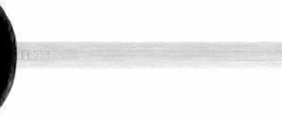 FUSIL DE BOUCHER MECHE RONDE MANCHE PLASTIQUE NOIR L-300 MM