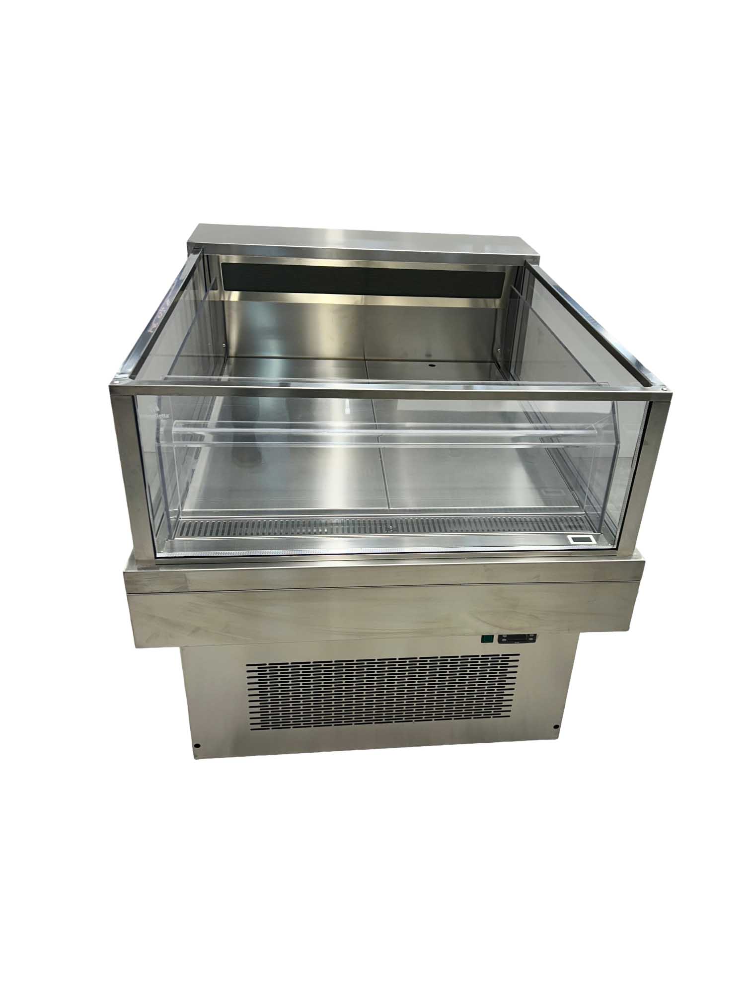 MODULE PROMOTIONNEL INOX AISI 304 POUR PROMOTION POISSON LS, GROUPE LOGE, R290, 0/+2°C, VITRES