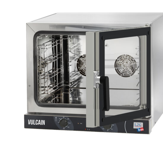 FOUR A CONVECTION MANUEL 4GN1/1, PORTE BATTANTE MINUTERIE 60MIN,THERMOSTAT DE 0° A 280°, PAS 84MM