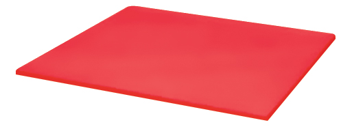 PLAQUE DE DECOUPE POLY ROUGE P-600 MM