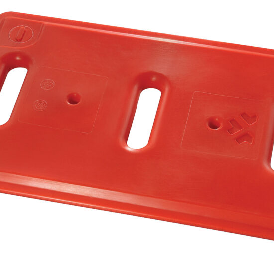 PLAQUE EUTECTIQUE CHAUDE GN1/1, COULEUR ROUGE