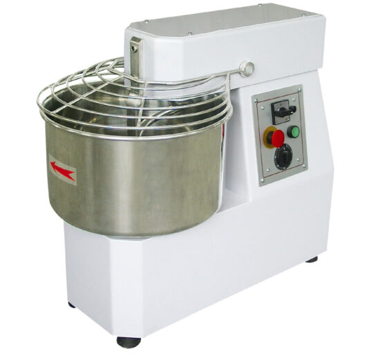 PETRIN A SPIRALE 1 VITESSE CUVE FIXE CAP. DE CUVE 16 KG DE PATE