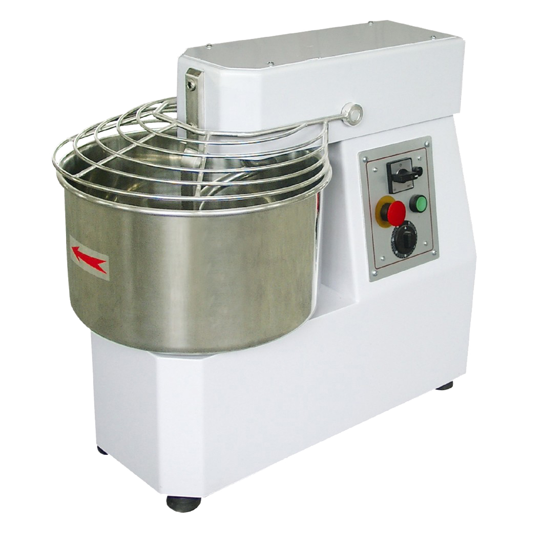 PETRIN A SPIRALE 1 VITESSE CUVE FIXE CAP. DE CUVE 16 KG DE PATE
