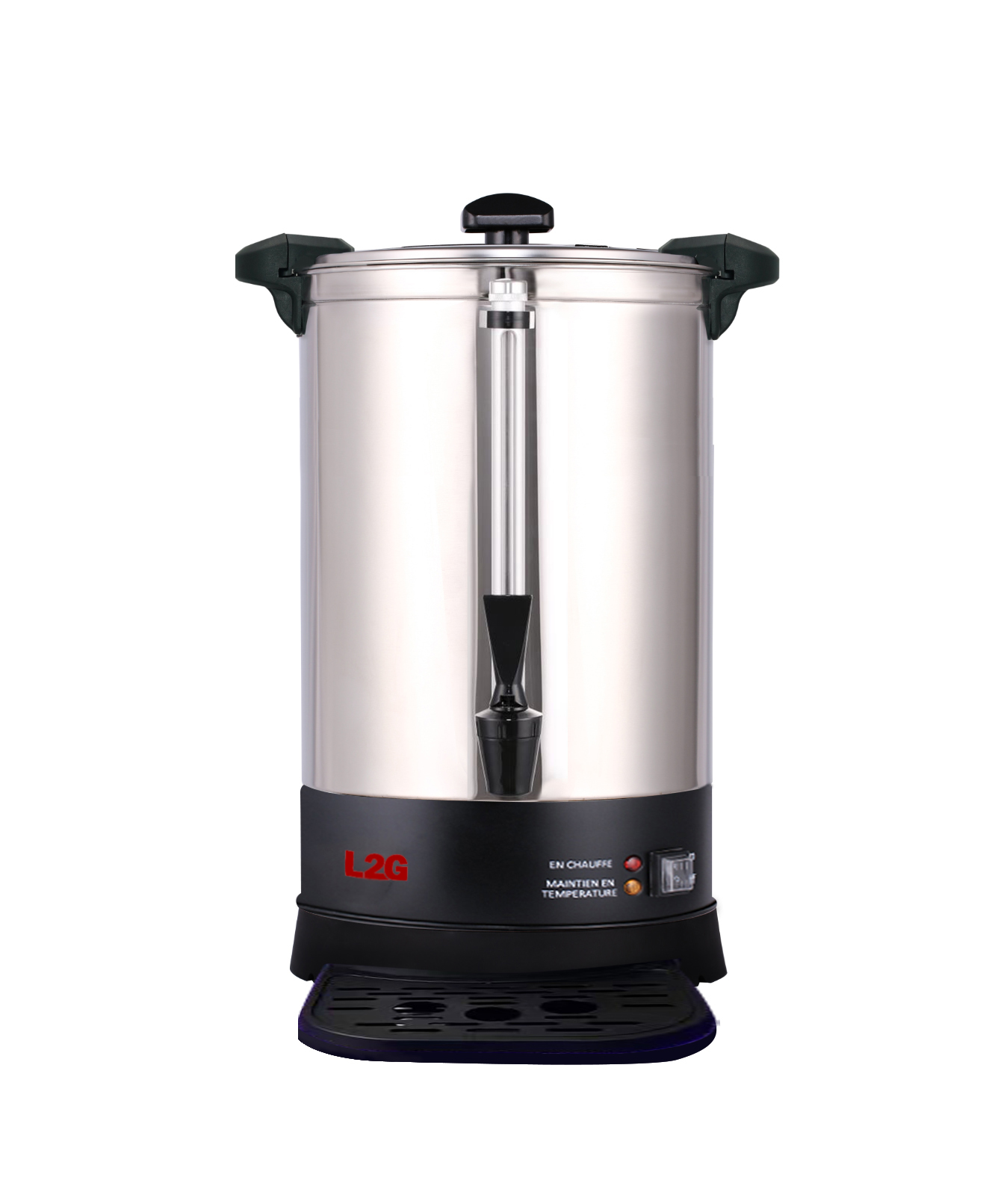 PERCOLATEUR A CAFE SIMPLE PAROI 14 LITRES EN INOX