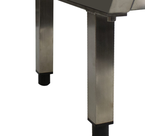 KIT DE 4 PIEDS HAUTEUR 200 POUR VITRINE A INGREDIENTS A VISSER (4 VIS INCLUSES)