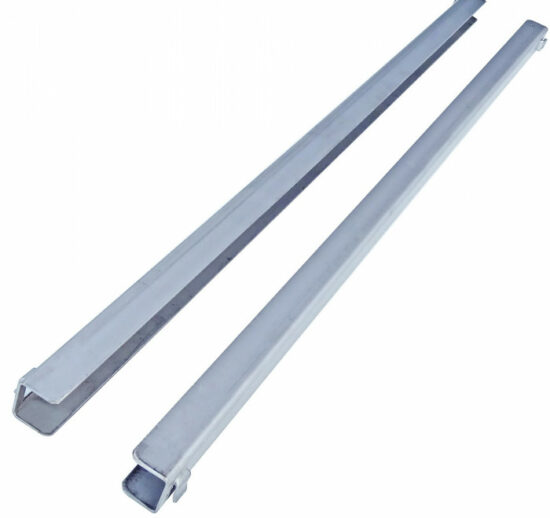 PAIRE DE GLISSIERES EN U L-560 MM