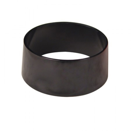 REHAUSSE CYLINDRIQUE HAUTE EN MELAMINE NOIR