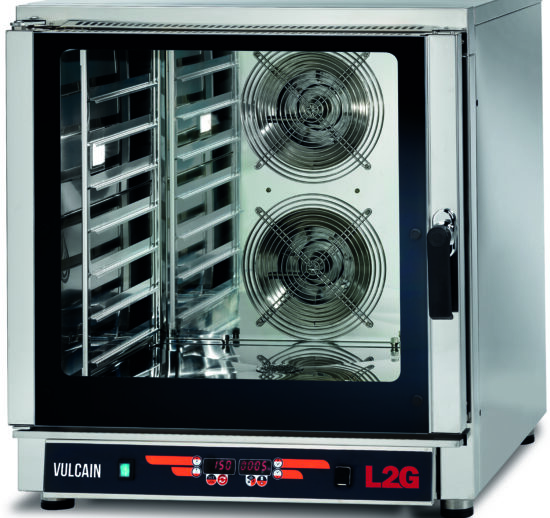 FOUR ELECTRIQUE A CONVECTION 7 NIVEAUX GN1/1 OU 600X400 MM, AVEC INJECTION D'EAU, PROGRAMMABLE