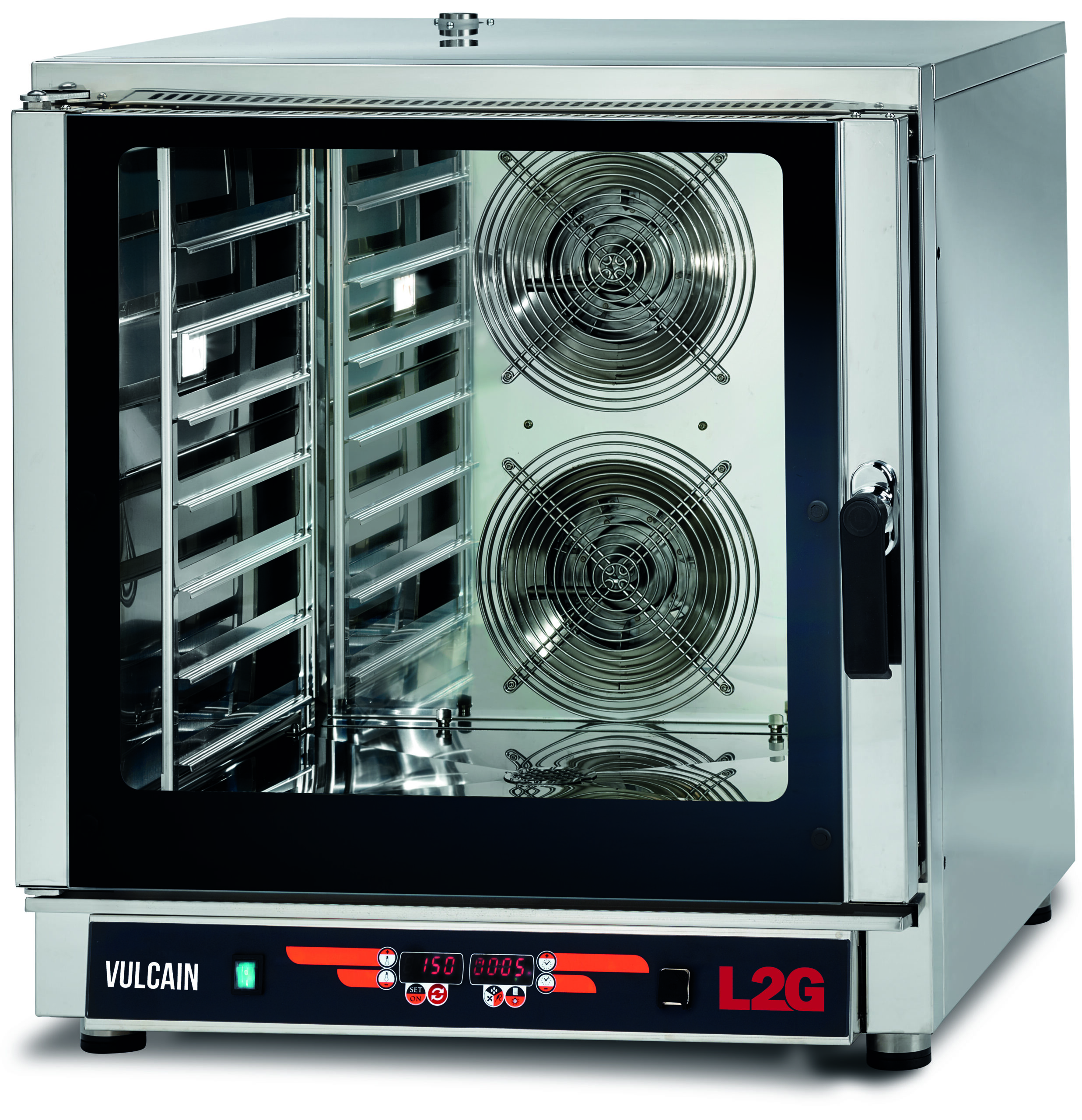 FOUR ELECTRIQUE A CONVECTION 7 NIVEAUX GN1/1 OU 600X400 MM, AVEC INJECTION D'EAU, PROGRAMMABLE