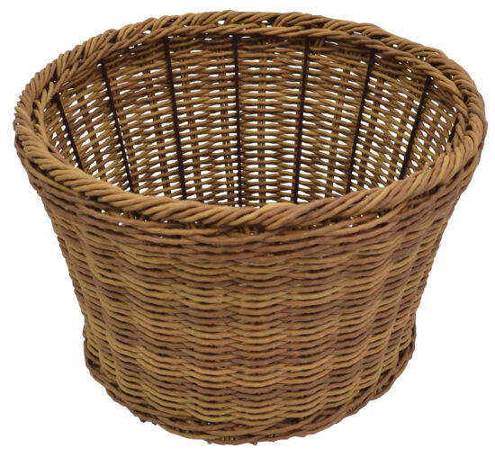 PANIER FRUITS ET LEGUMES ROND IMITATION OSIER Ø325XH-205