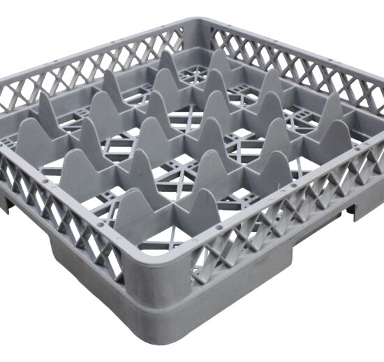 CASIER LAVE-VAISSELLE POUR 16 VERRES D.110 MM MAX POLYPROPYLENE GRIS